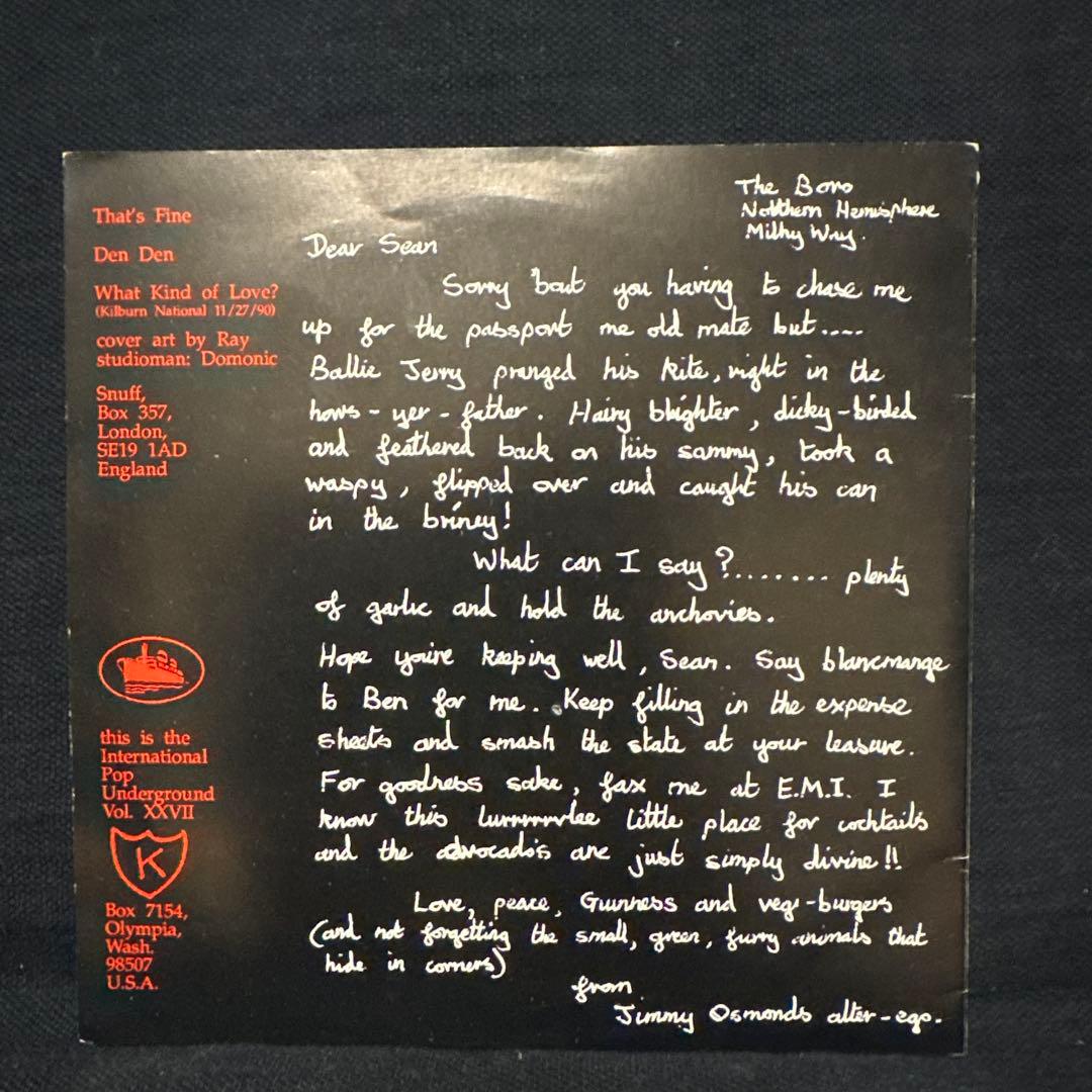 Snuff What Kind of Love? 7" Vinyl EP Orange Label Good Condition | Japansoundstore