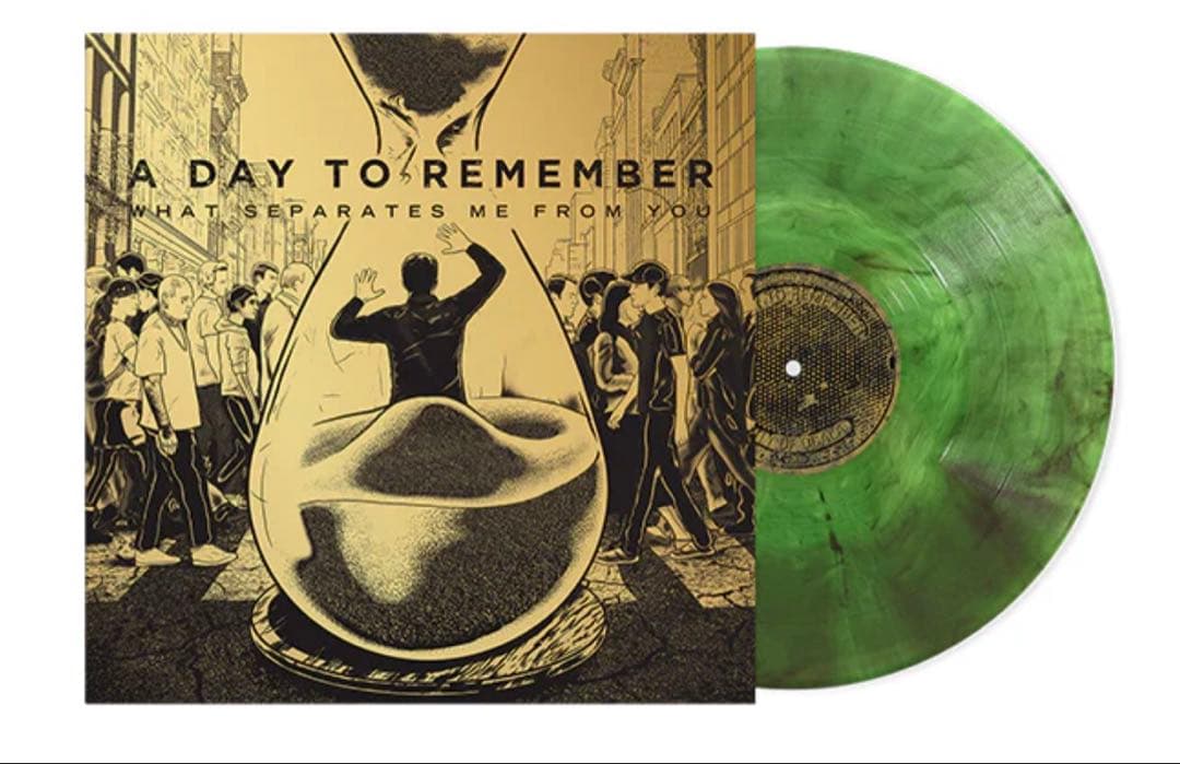 A Day To Remember - What Separates Me From You LP, Green Vinyl, Post-Hardcore