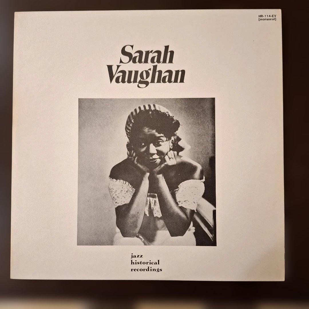 Sarah Vaughan - Jazz Historical Recordings LP 1972 Japan Pressing Vinyl Record