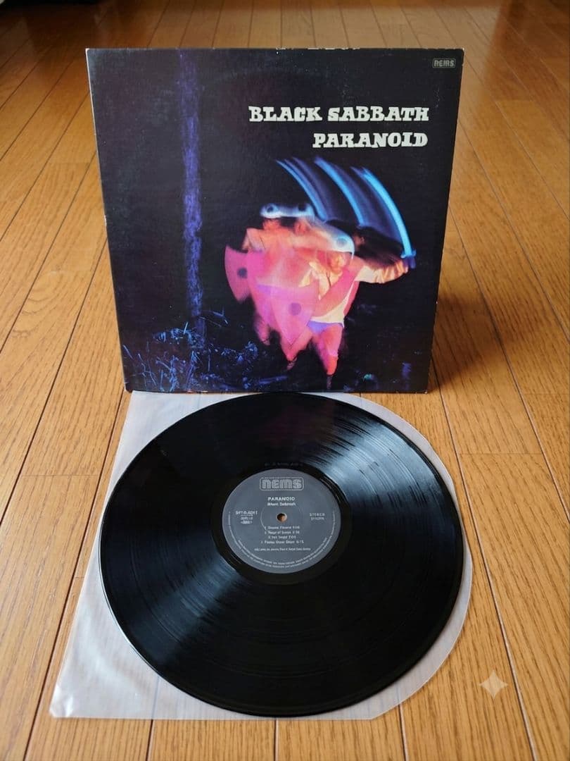 Black Sabbath - Paranoid LP 1980 Japan NEMS SP18-5011 Heavy Metal Vinyl