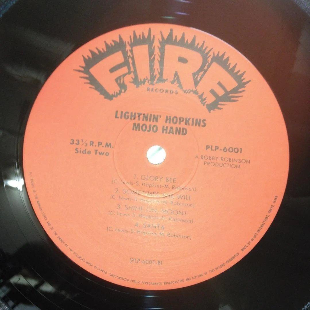 Lightnin' Hopkins Mojo Hand LP 1983 Japan Reissue Headliner Vinyl | Japansoundstore