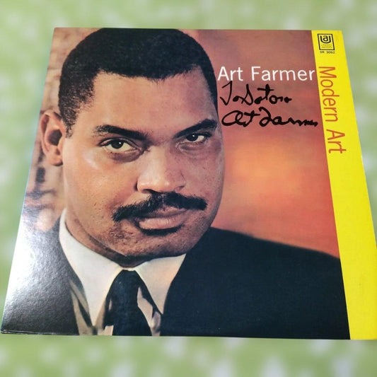 Art Farmer - Modern Art LP Japan 1971 Hand-Signed Autograph Jazz Vinyl