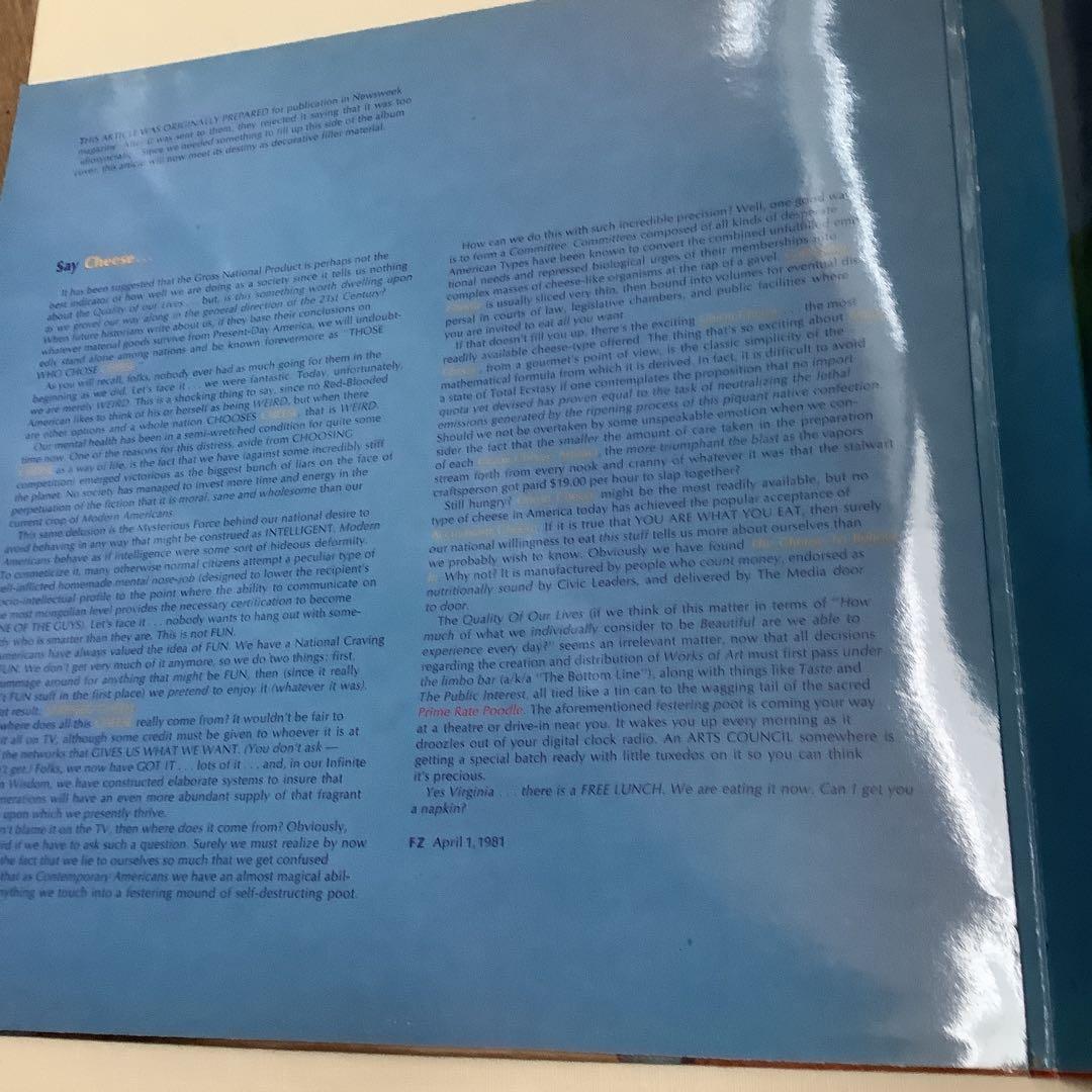 Frank Zappa - You Are What You Is LP 1981 EMI Original Rock Vinyl