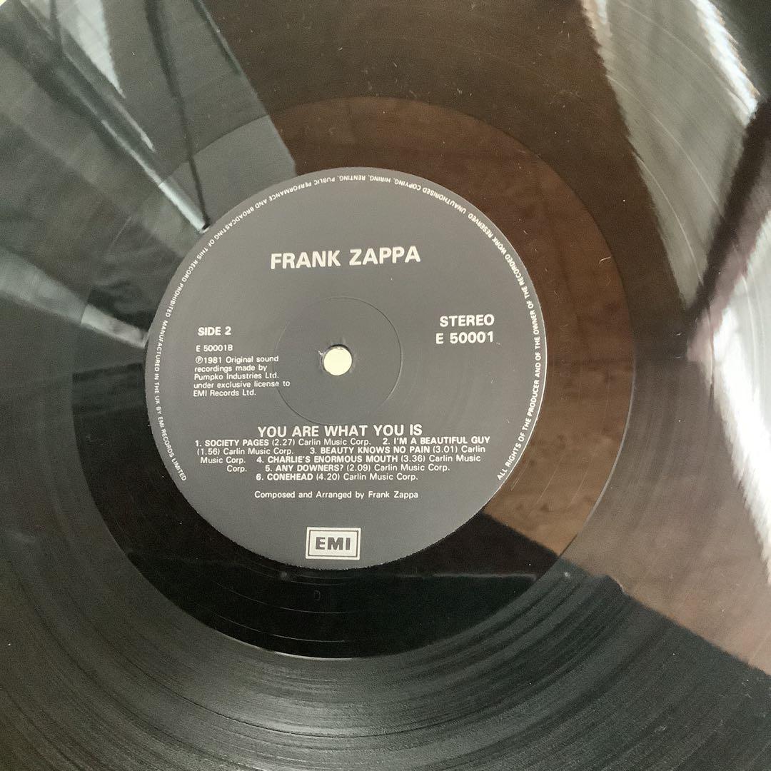 Frank Zappa - You Are What You Is LP 1981 EMI Original Rock Vinyl