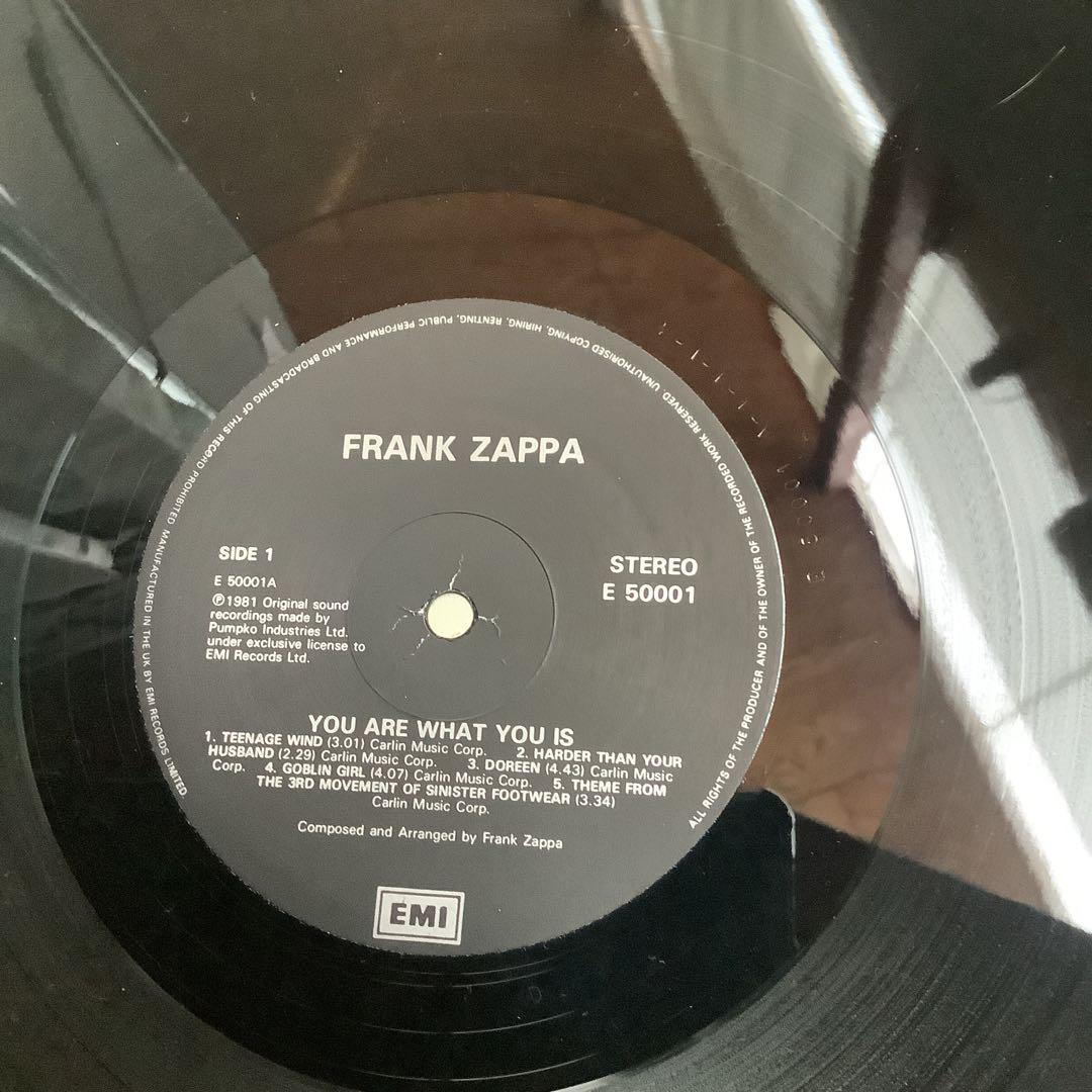 Frank Zappa - You Are What You Is LP 1981 EMI Original Rock Vinyl