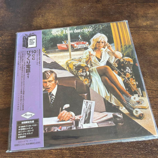 10cc How Dare You! Japan Mini LP CD with OBI, British Rock Legend Series