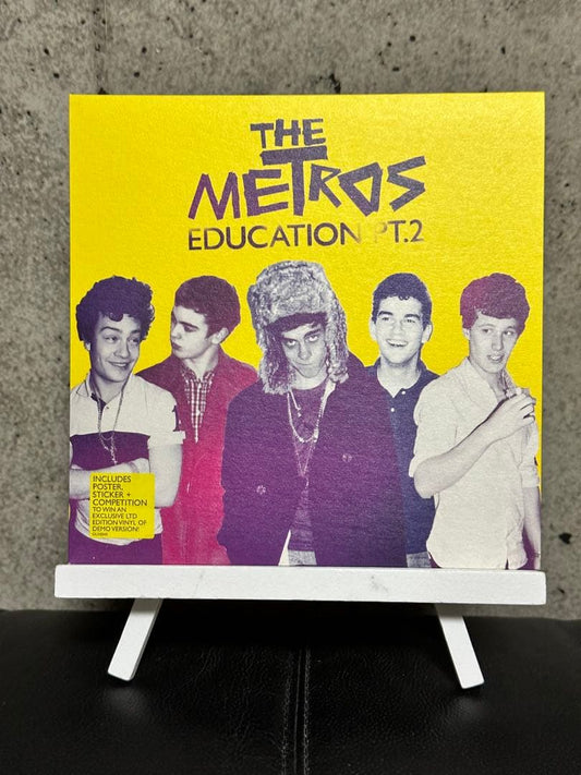 The Metros - Education Pt.2 7" Yellow Vinyl Indie Rock UK