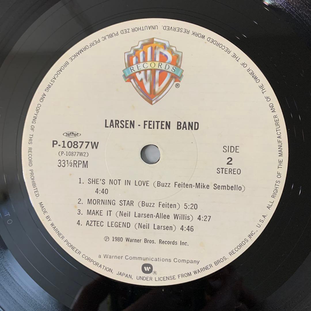 Larsen Feiten Band Self-Titled LP 1980 Japan Warner Bros. P-10877W w/ Obi