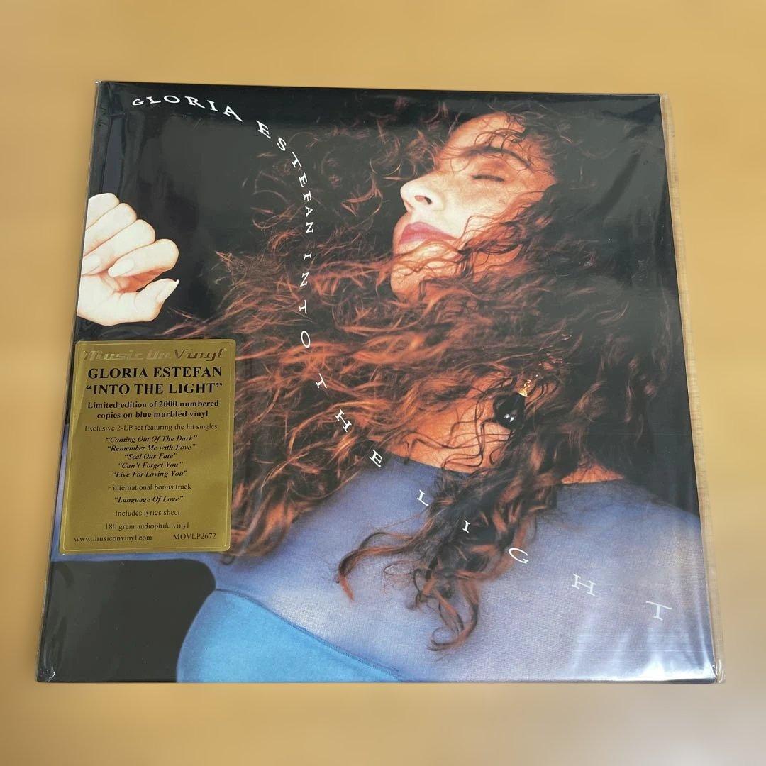 Gloria Estefan Into The Light 2LP Blue Marbled Vinyl 180g Ltd 2000 #000065