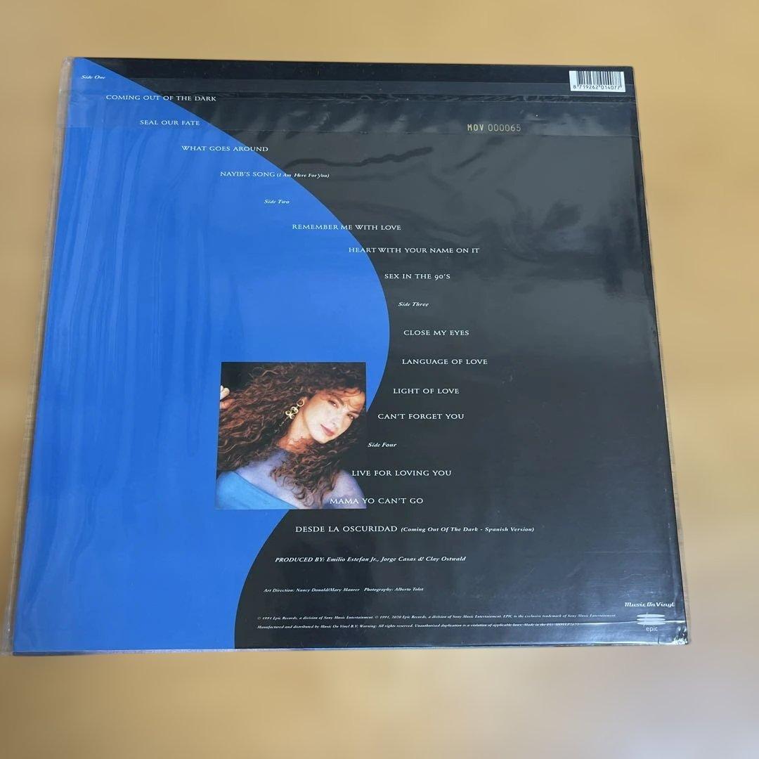 Gloria Estefan Into The Light 2LP Blue Marbled Vinyl 180g Ltd 2000 #000065