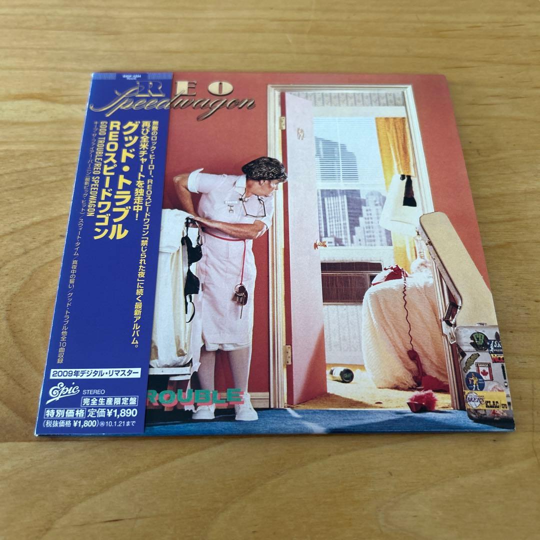 REO Speedwagon Good Trouble Limited Edition Paper Jacket CD 1982 Used | Japansoundstore