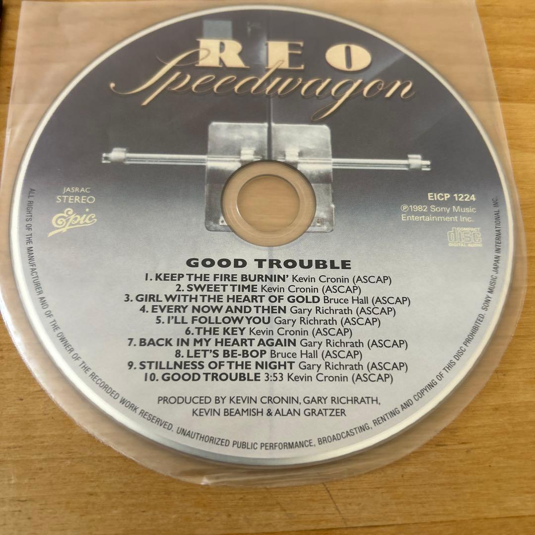 REO Speedwagon Good Trouble Limited Edition Paper Jacket CD 1982 Used | Japansoundstore