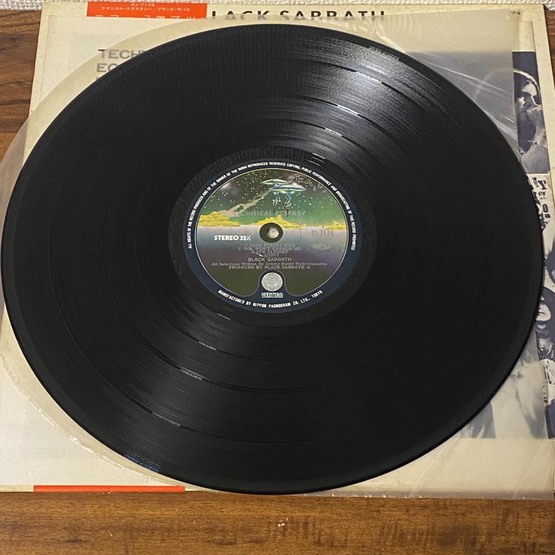 Black Sabbath Technical Ecstasy LP with obi, used, some wear, UK pressing | Japansoundstore