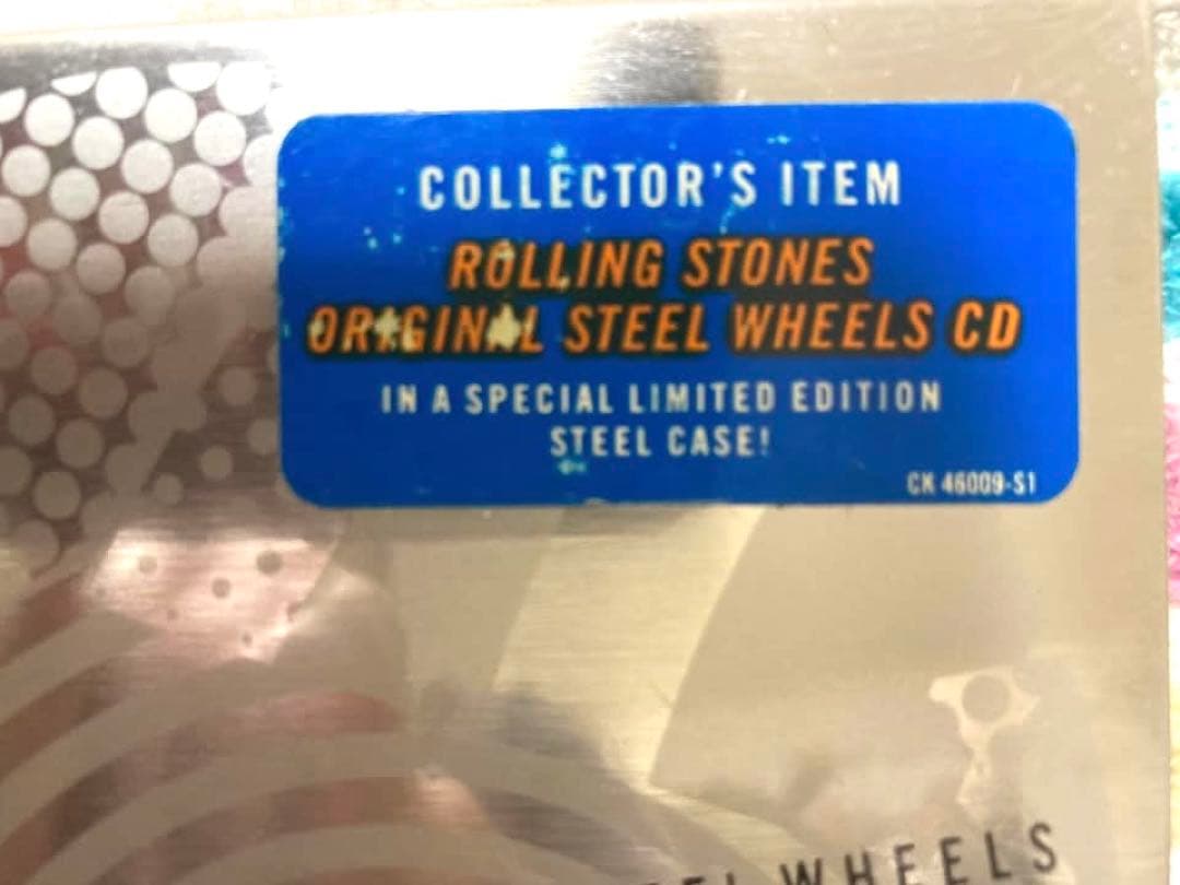 The Rolling Stones Steel Wheels CD Limited Edition Steel Case Rare Collectible