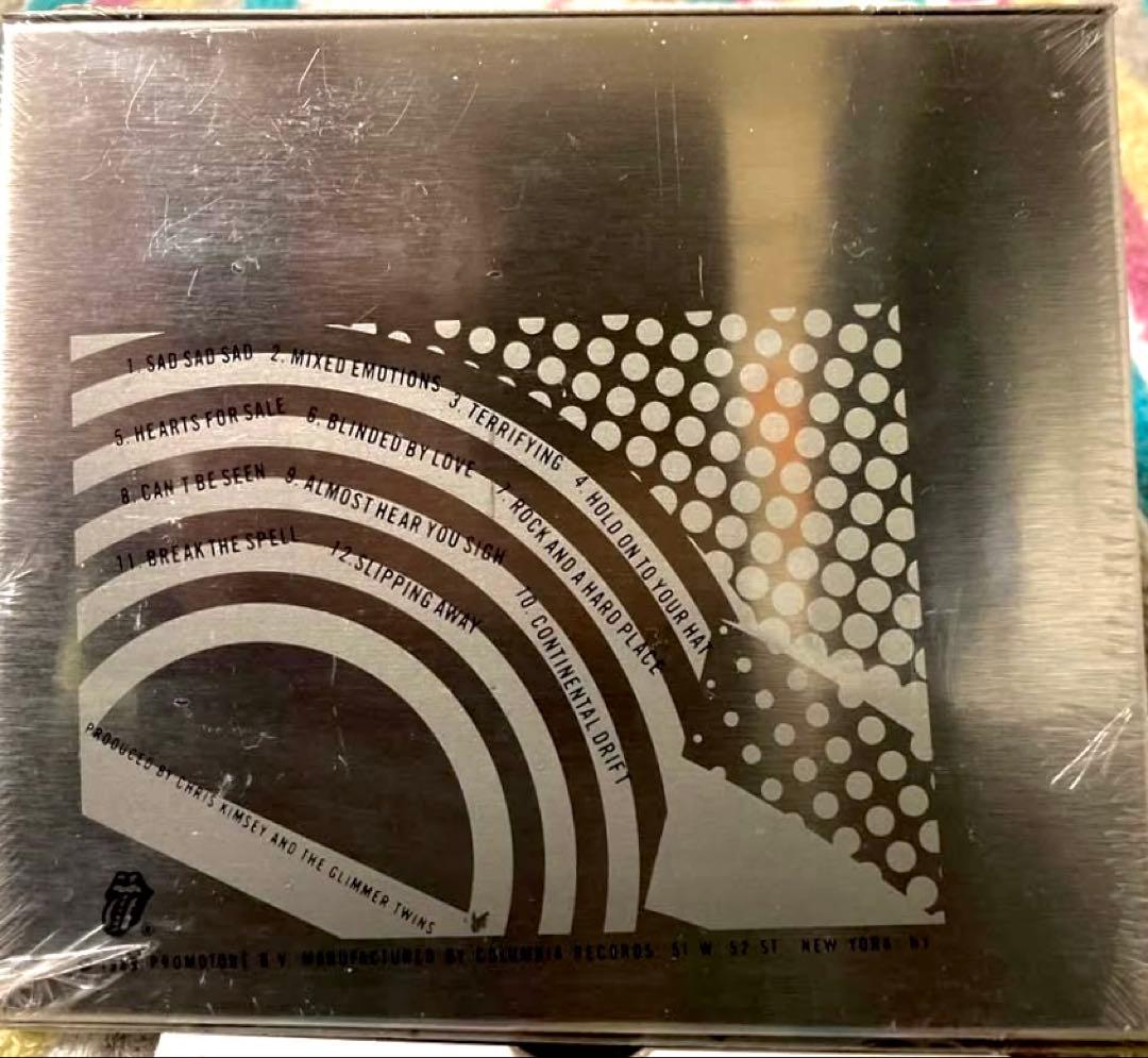 The Rolling Stones Steel Wheels CD Limited Edition Steel Case Rare Collectible