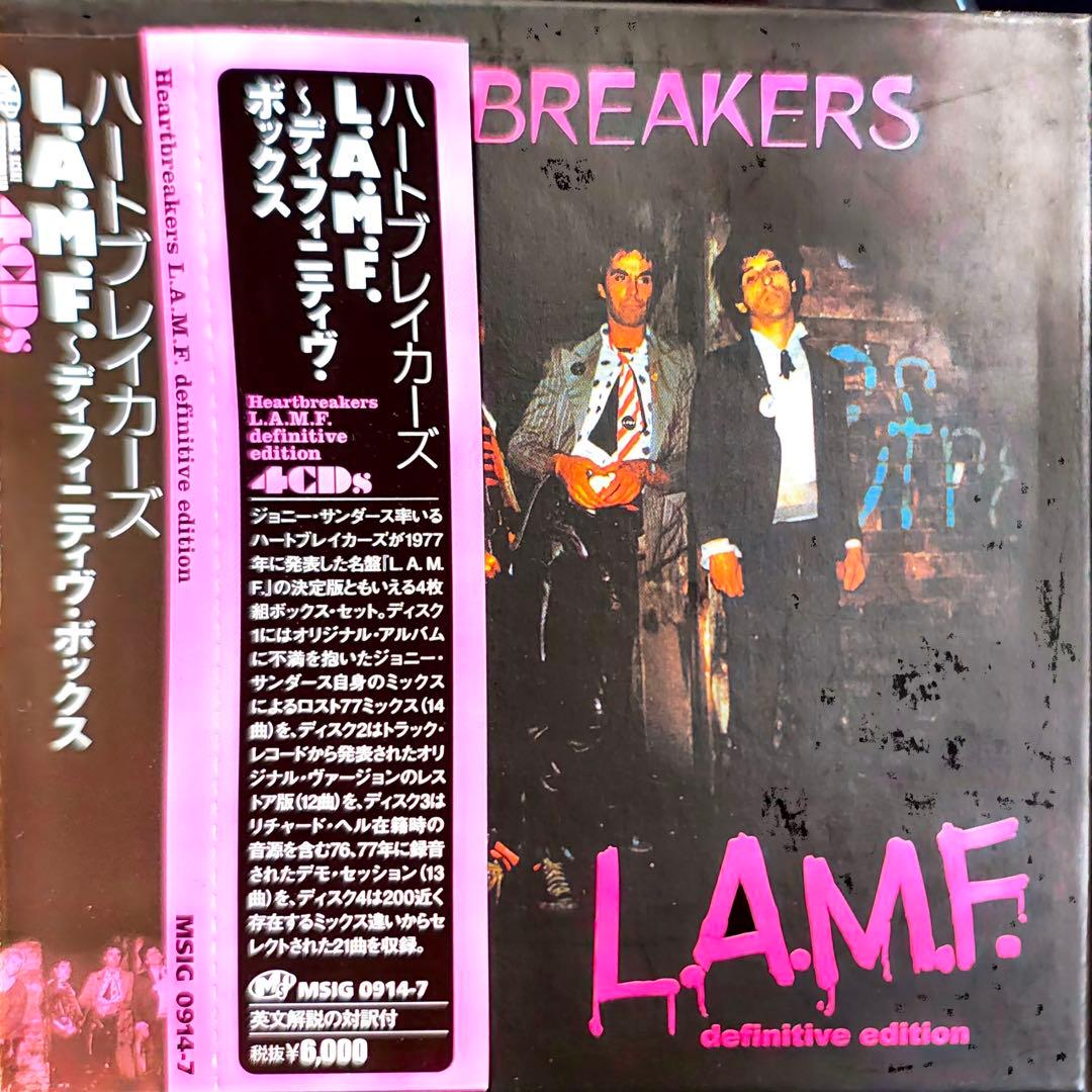 The Heartbreakers Johnny Thunders L.A.M.F. Limited Edition 4CD Box with Badges | Japansoundstore