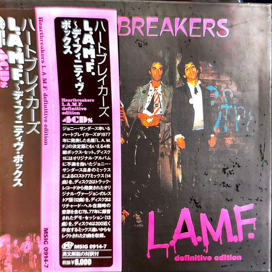 The Heartbreakers Johnny Thunders L.A.M.F. Limited Edition 4CD Box with Badges | Japansoundstore
