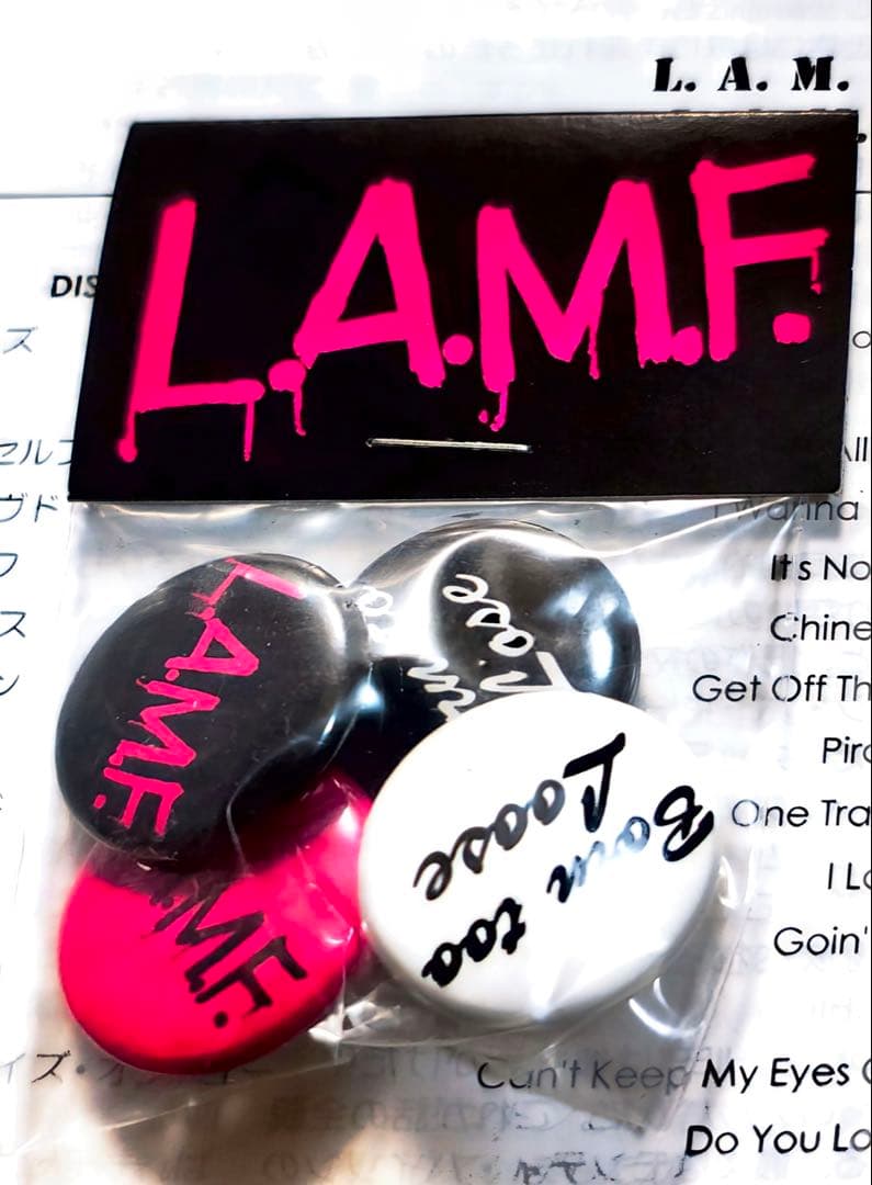 The Heartbreakers Johnny Thunders L.A.M.F. Limited Edition 4CD Box with Badges | Japansoundstore