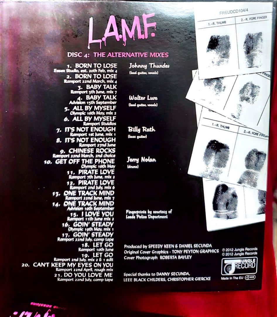 The Heartbreakers Johnny Thunders L.A.M.F. Limited Edition 4CD Box with Badges | Japansoundstore