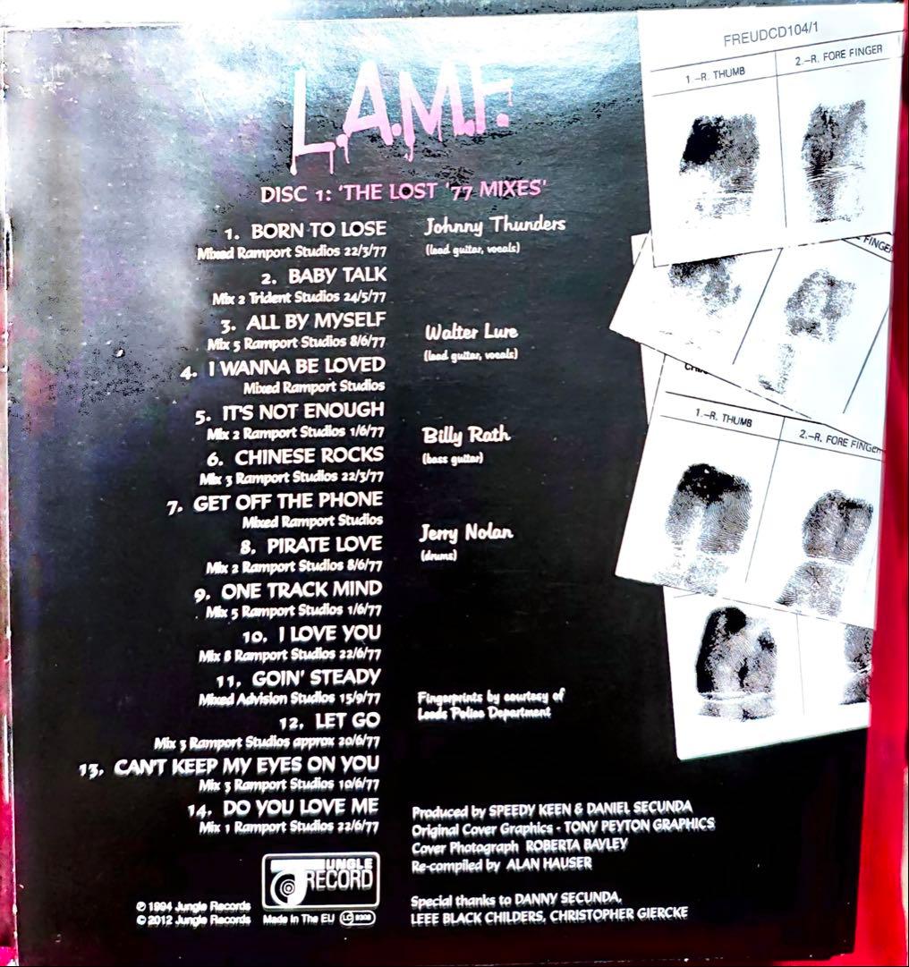 The Heartbreakers Johnny Thunders L.A.M.F. Limited Edition 4CD Box with Badges | Japansoundstore