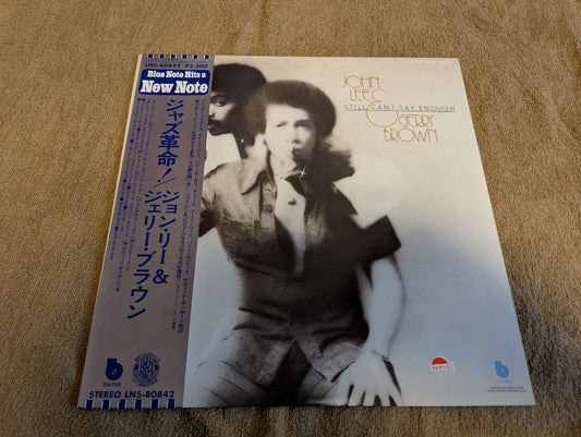 John Lee & Gerry Brown - Still Can't Say Enough LP Japan Jazz Funk Blue Note
