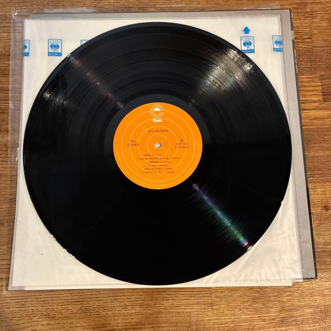 Jaco Pastorius Self-Titled 1976 Japan Vinyl LP Epic 25AP 71 Jazz Fusion