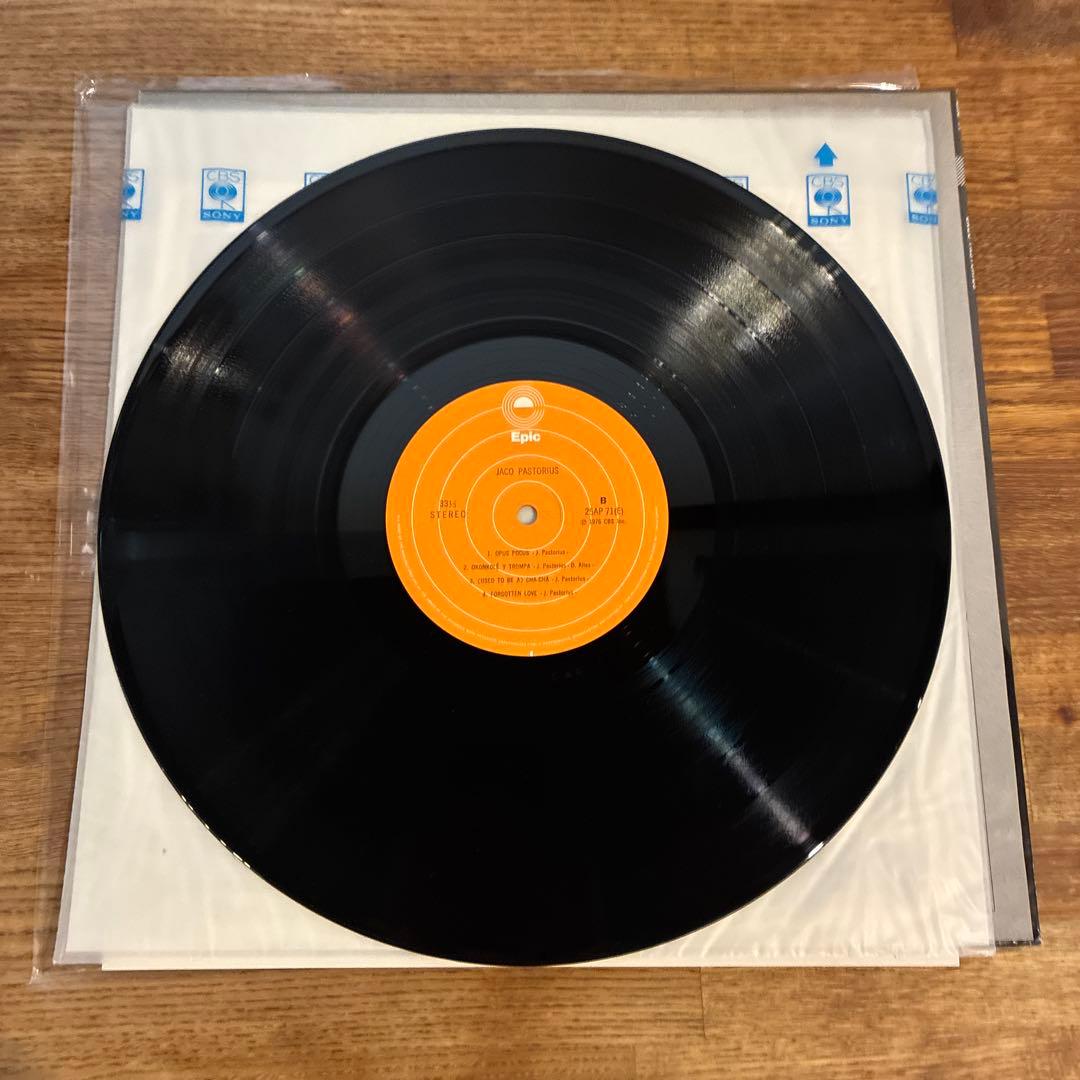 Jaco Pastorius Self-Titled 1976 Japan Vinyl LP Epic 25AP 71 Jazz Fusion