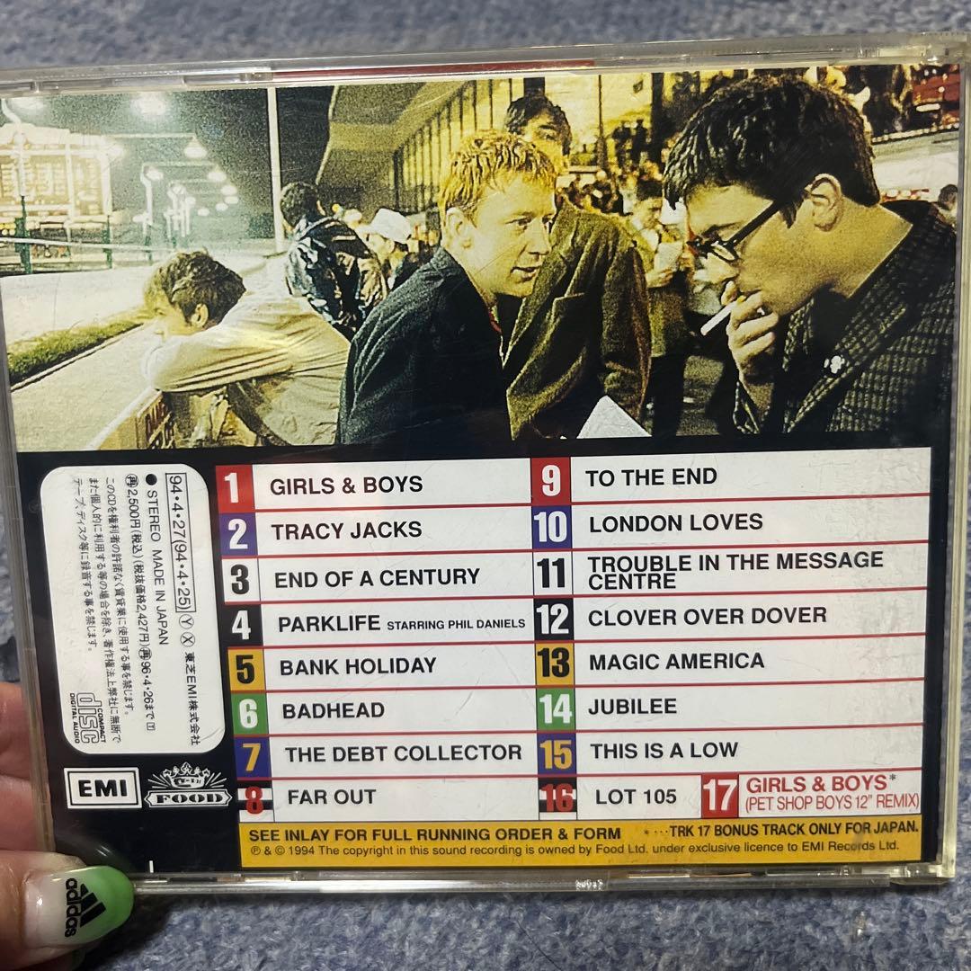Blur Parklife CD Japan Press TOCP-8226 with OBI Britpop