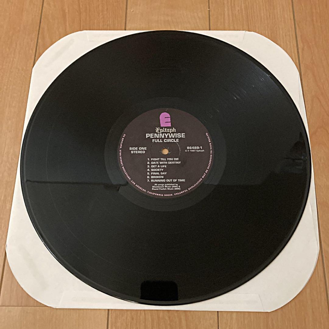 PENNYWISE Full Circle LP 1997 Original Epitaph Pressing Vinyl Punk Rock