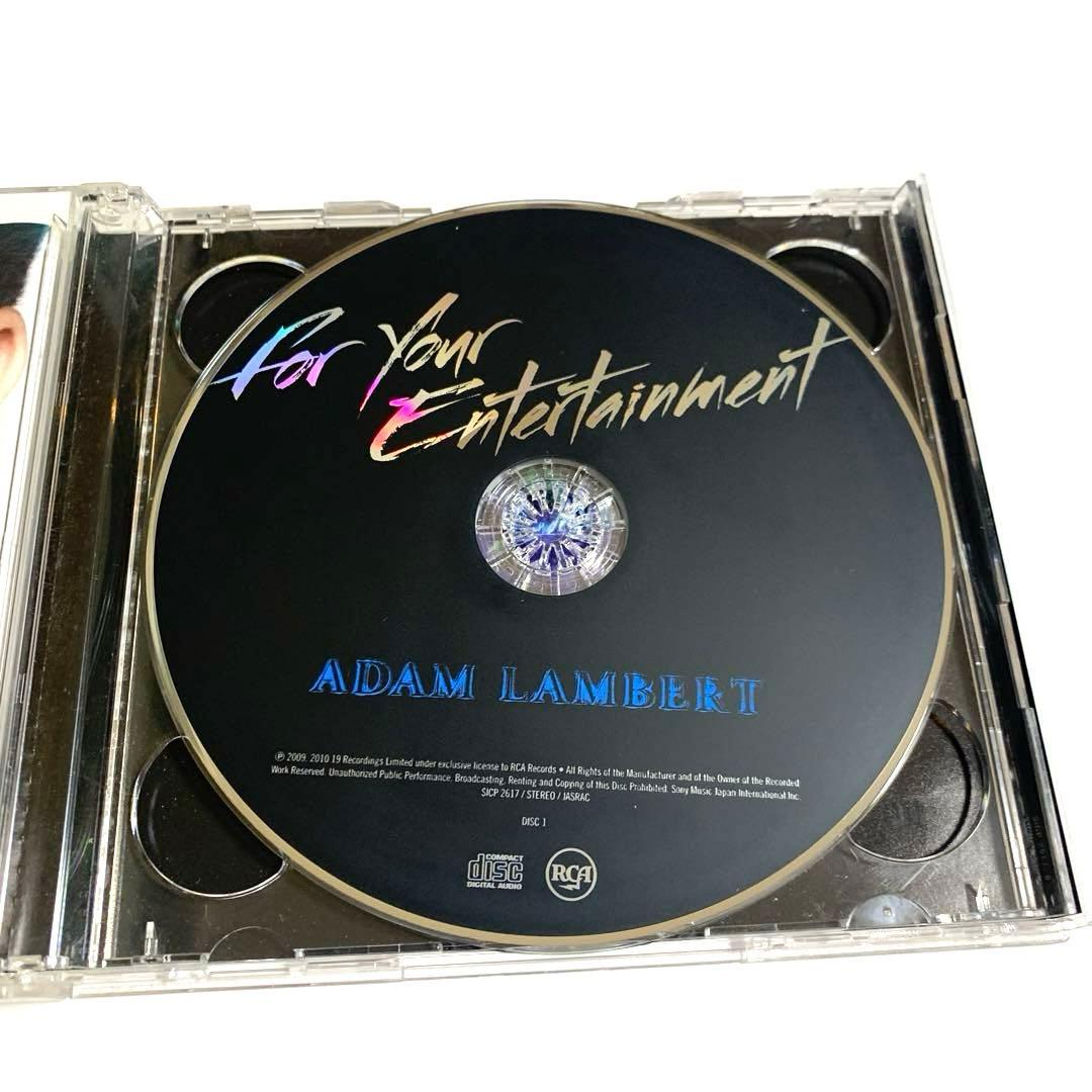 Adam Lambert For Your Entertainment CD+DVD Japan Press Limited Edition 2010
