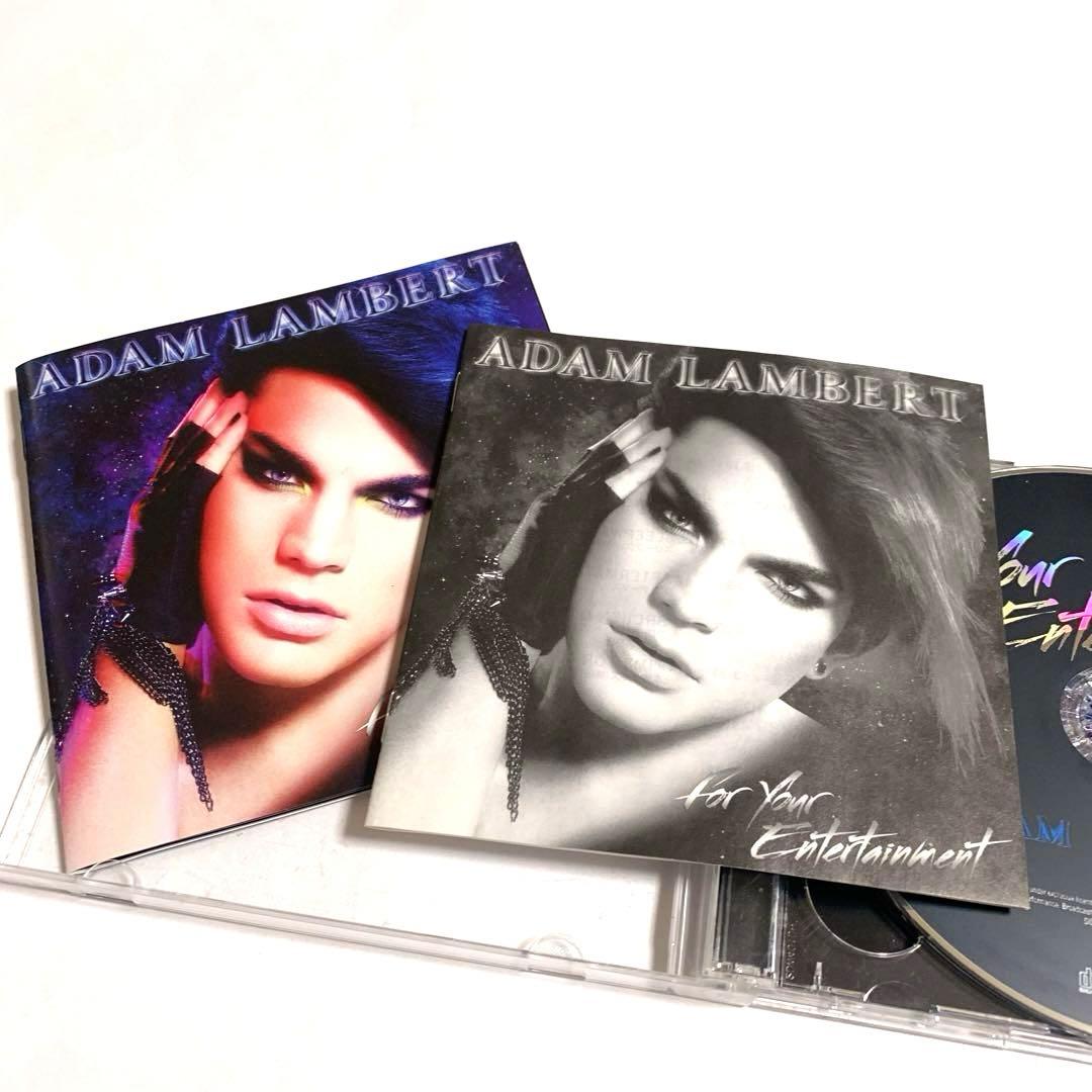 Adam Lambert For Your Entertainment CD+DVD Japan Press Limited Edition 2010