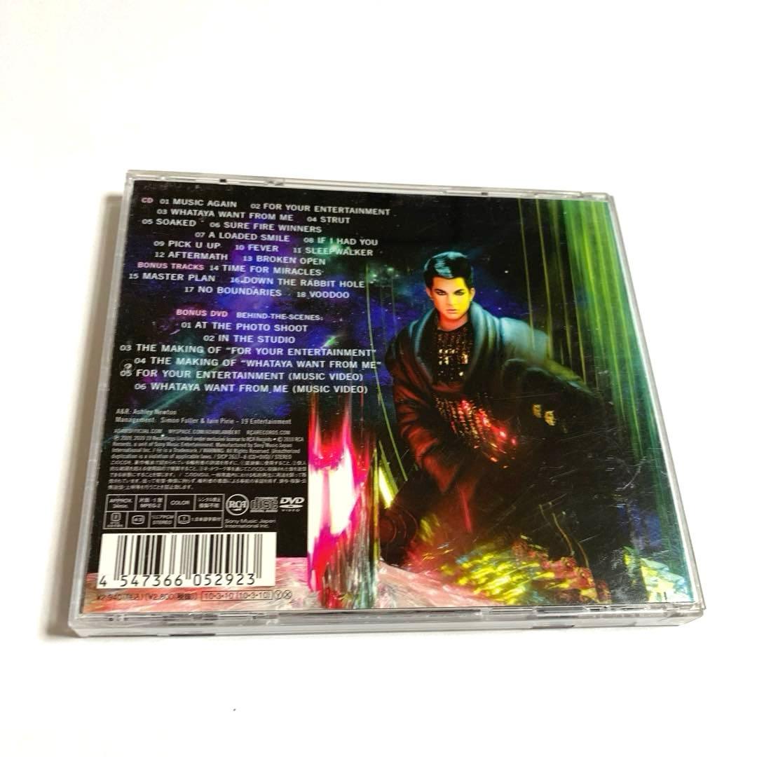 Adam Lambert For Your Entertainment CD+DVD Japan Press Limited Edition 2010