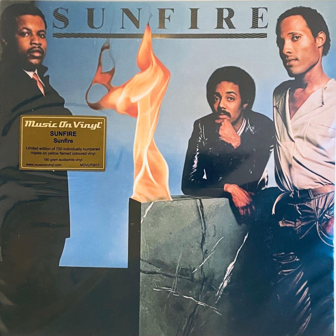 Sunfire - Sunfire Limited Numbered Edition Yellow Vinyl LP 1982 Soul Reissue