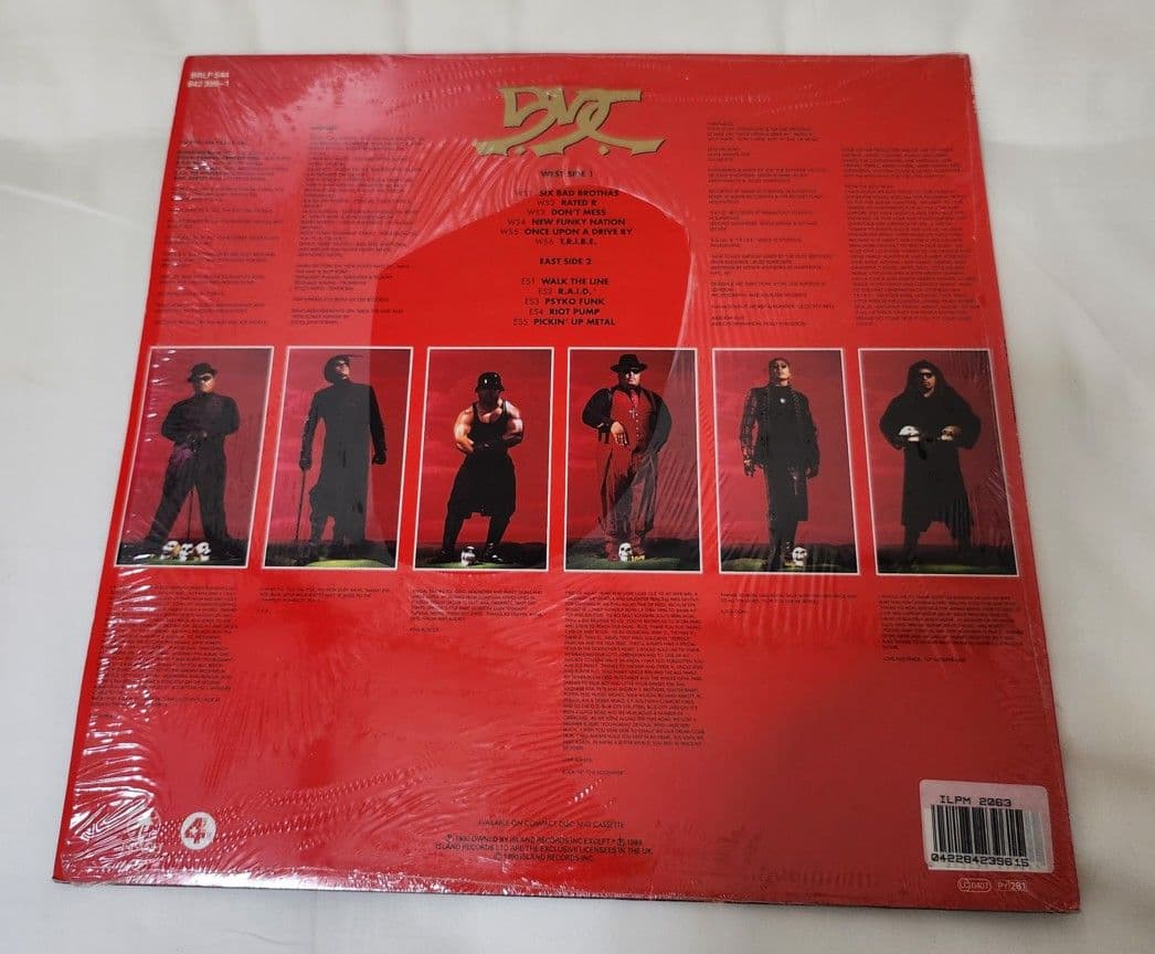 Boo-Yaa T.R.I.B.E. - Funky Nation Vinyl LP 1990 West Coast Hip Hop