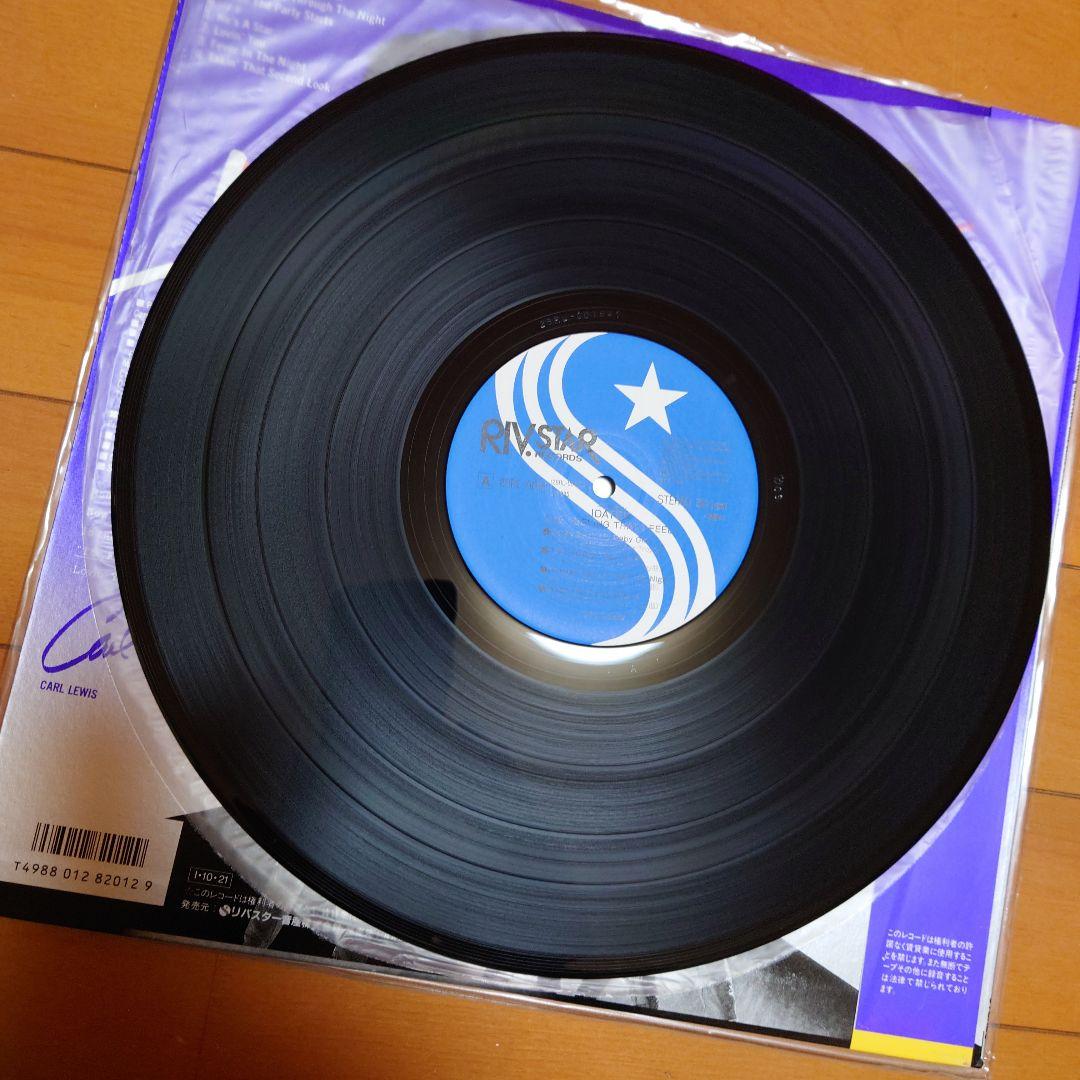 IDATEN Carl Lewis Electric Storm LP Japan 1st Edition with Obi & Signed Poster | Japansoundstore