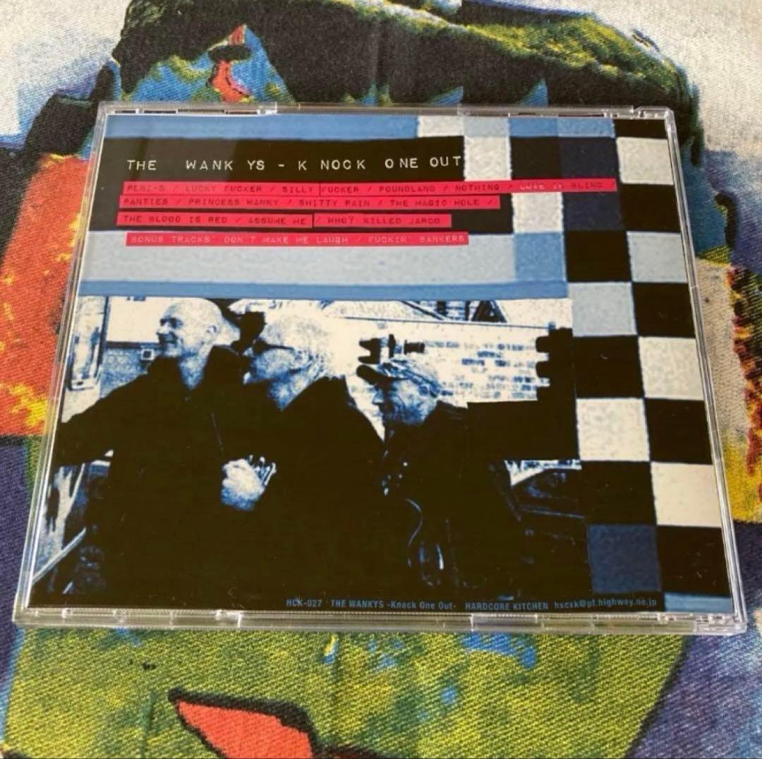 The Wankys - Knock One Out CD Japan Press Hardcore Kitchen with OBI