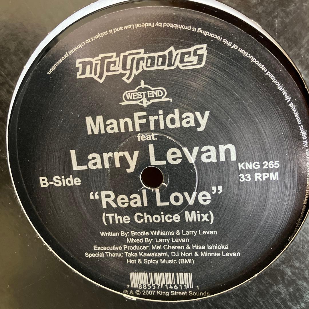 ManFriday feat. Larry Levan - Real Love - 12" Vinyl Record Nite Grooves 2007