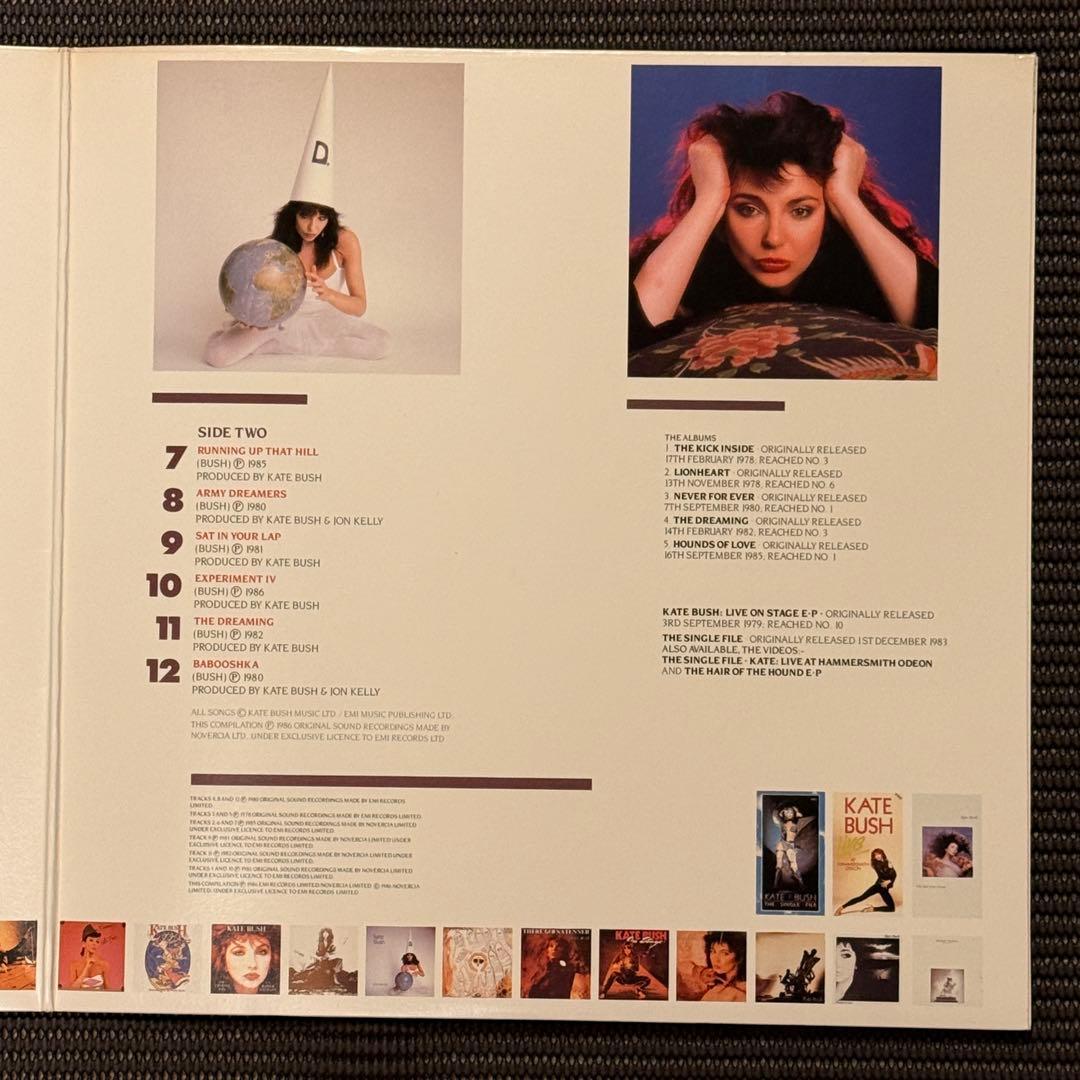 Kate Bush - The Whole Story LP Japan Original Vinyl 1986 w/ Obi EMS-91204