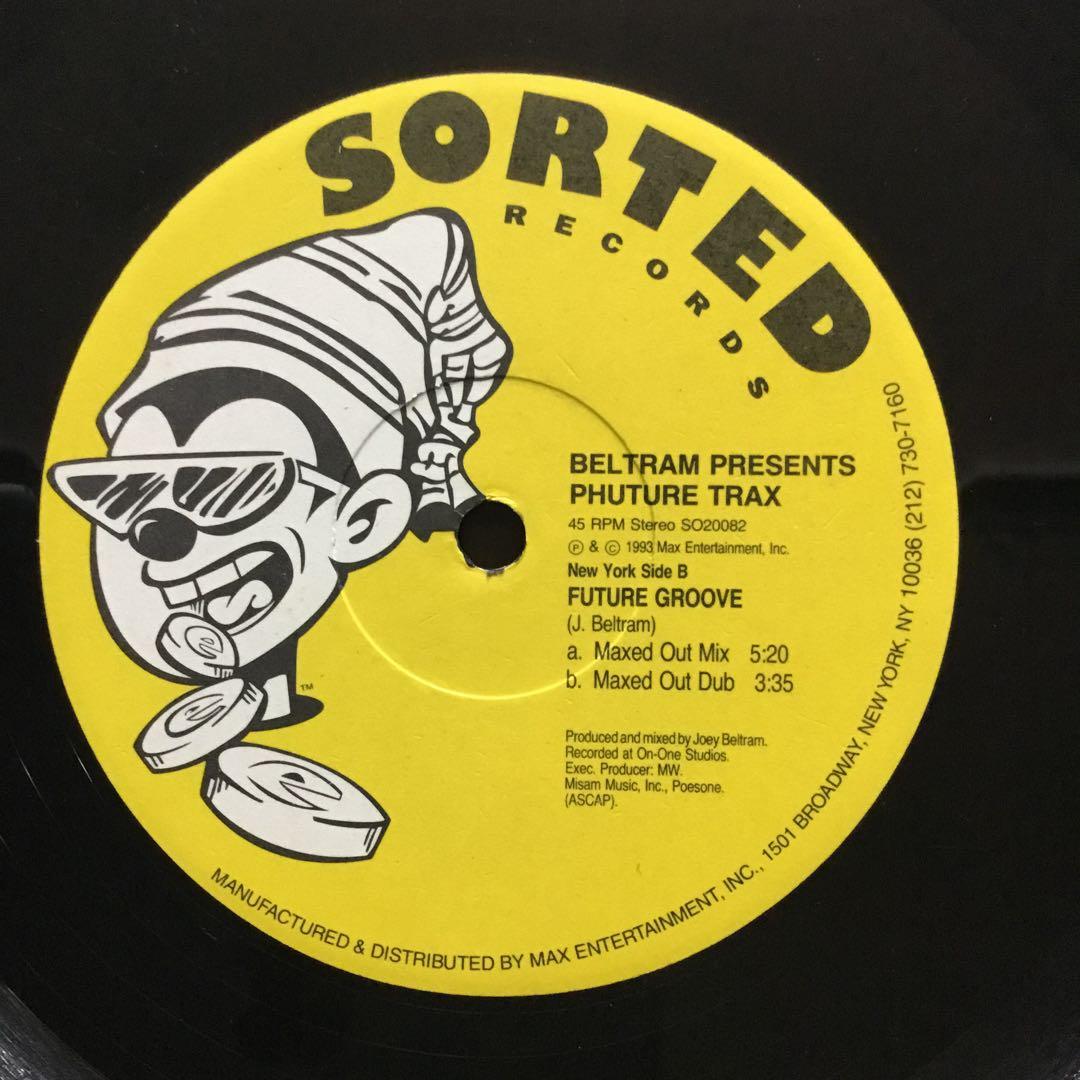 Joey Beltram - Phuture Trax 12" Vinyl EP 1993 Techno House Sorted Records