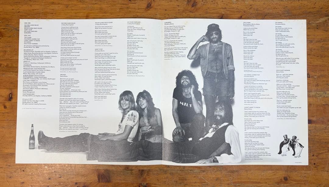 Fleetwood Mac - Rumours LP Vinyl Record Japan Pressing w/ Obi Strip