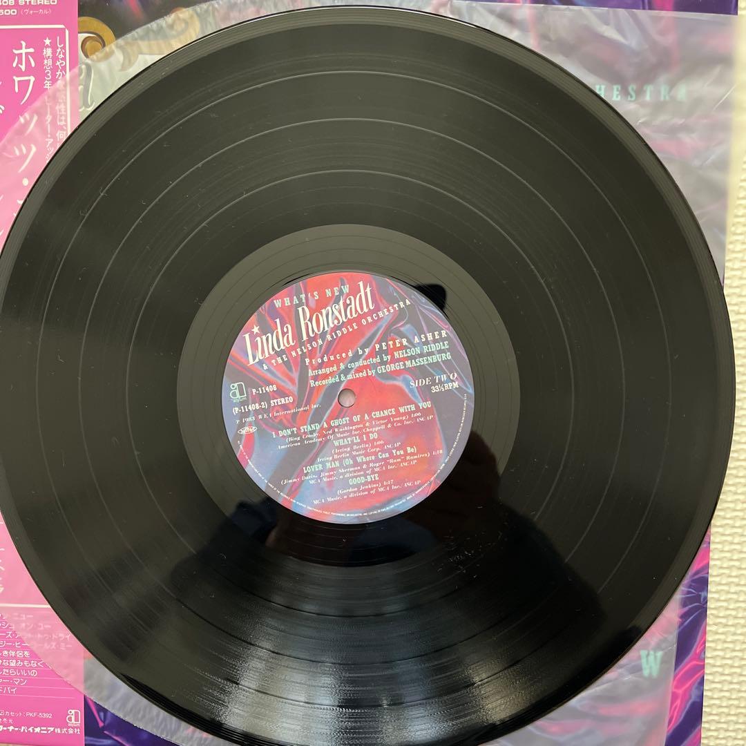 Linda Ronstadt - What's LP Vinyl Japan Original Obi Insert Jazz Pop