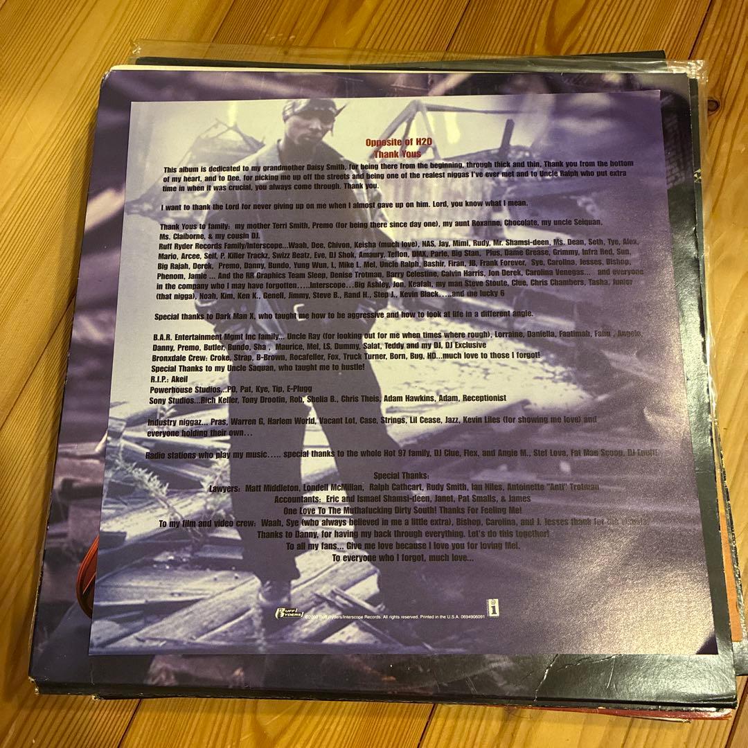 Drag-On - Opposite of H2O Vinyl 2LP Ruff Ryders Hip Hop Album