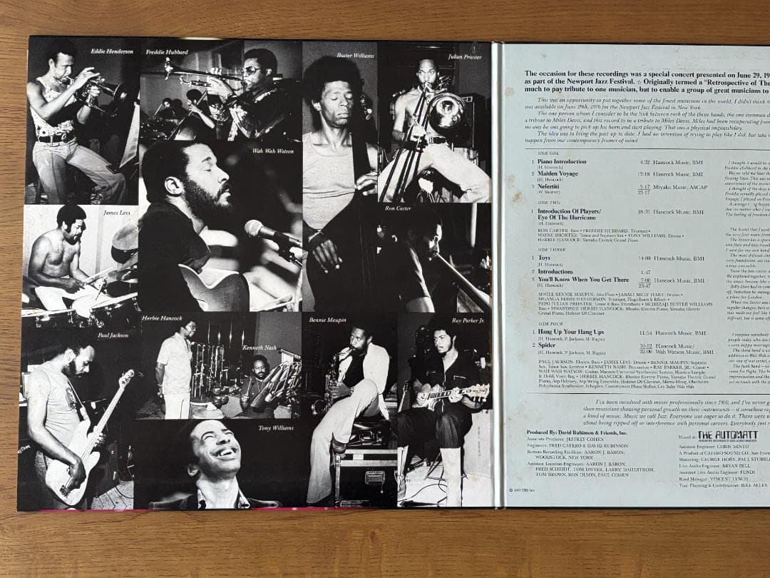 Herbie Hancock V.S.O.P. 2LP Live 1977 Japan Pressing Jazz Fusion