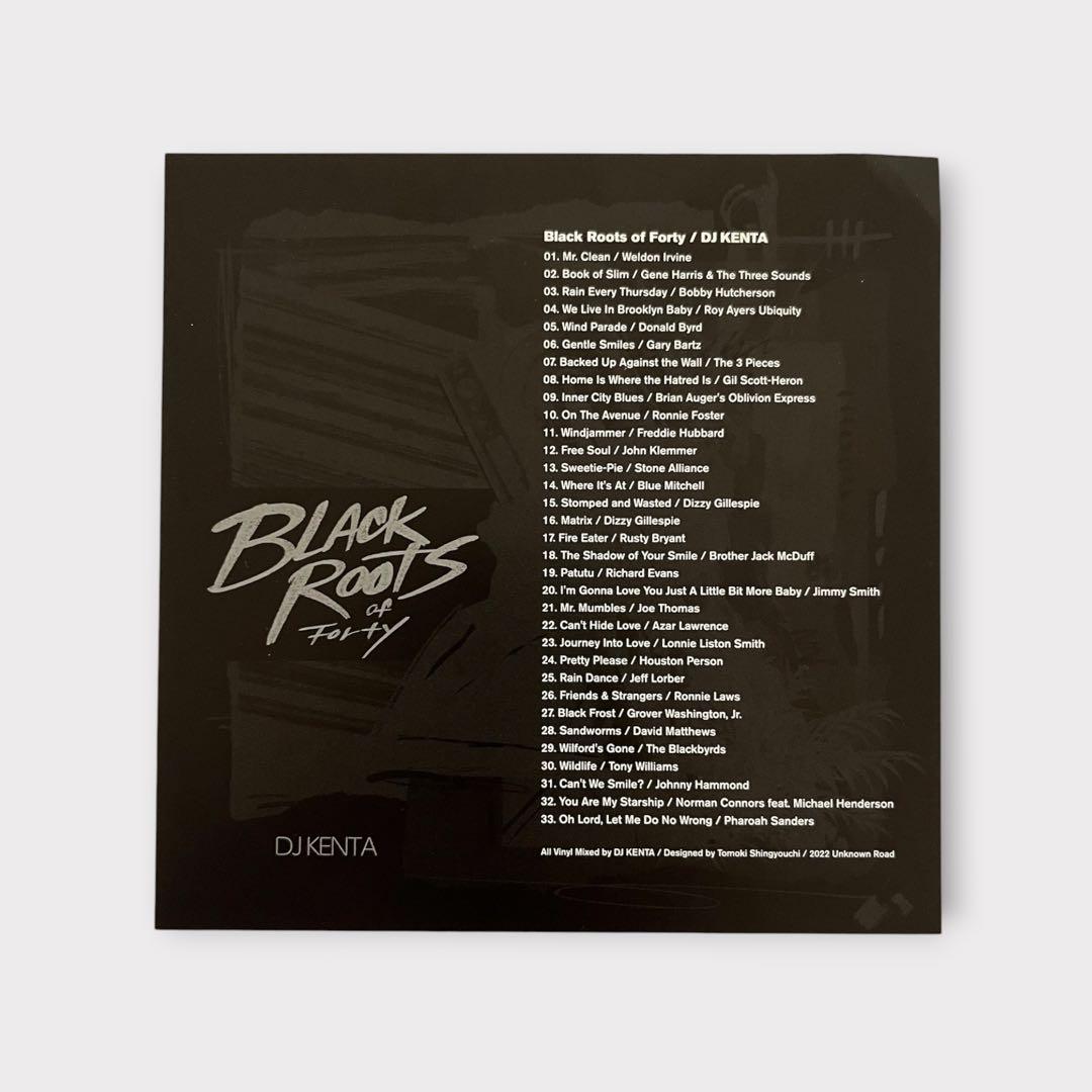 DJ KENTA Black Roots of Forty Japan Mix CD Limited Numbered Copy Jazz Funk