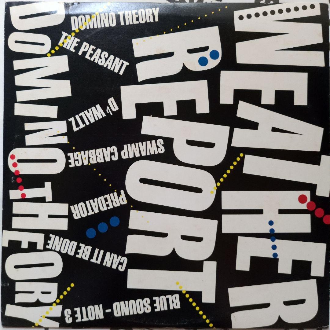 Weather Report - Domino Theory LP Vinyl 1984 Jazz Fusion Japan CBS/Sony 28AP 278