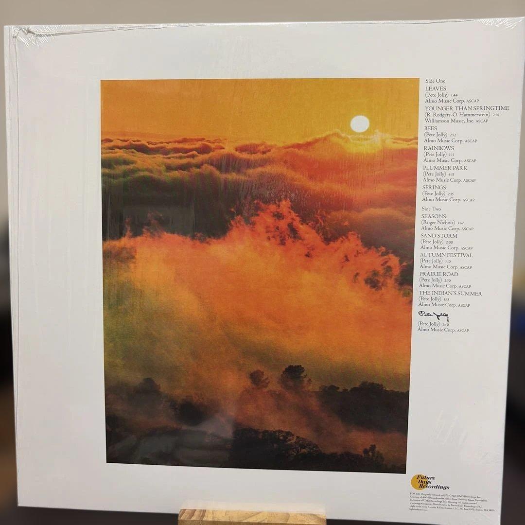 Pete Jolly - Seasons LP Light Green Vinyl Reissue Future Days Recordings
