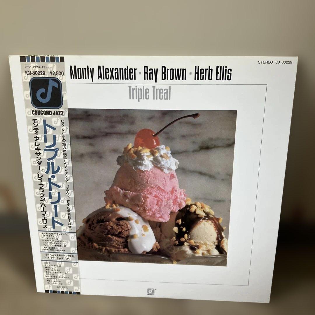 Monty Alexander, Ray Brown, Herb Ellis - Triple Treat - Vinyl LP Japan Jazz