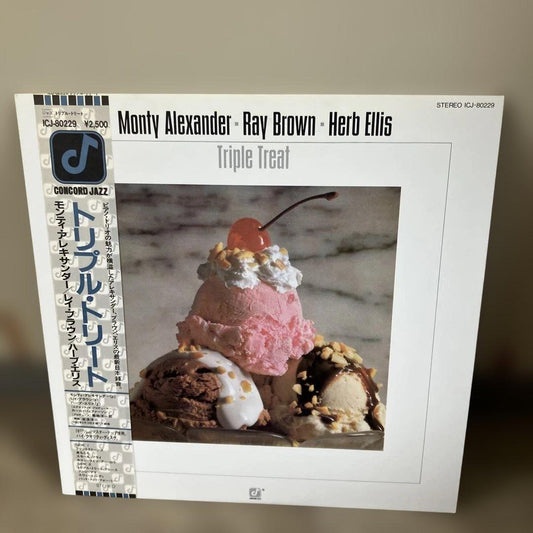 Monty Alexander, Ray Brown, Herb Ellis - Triple Treat - Vinyl LP Japan Jazz