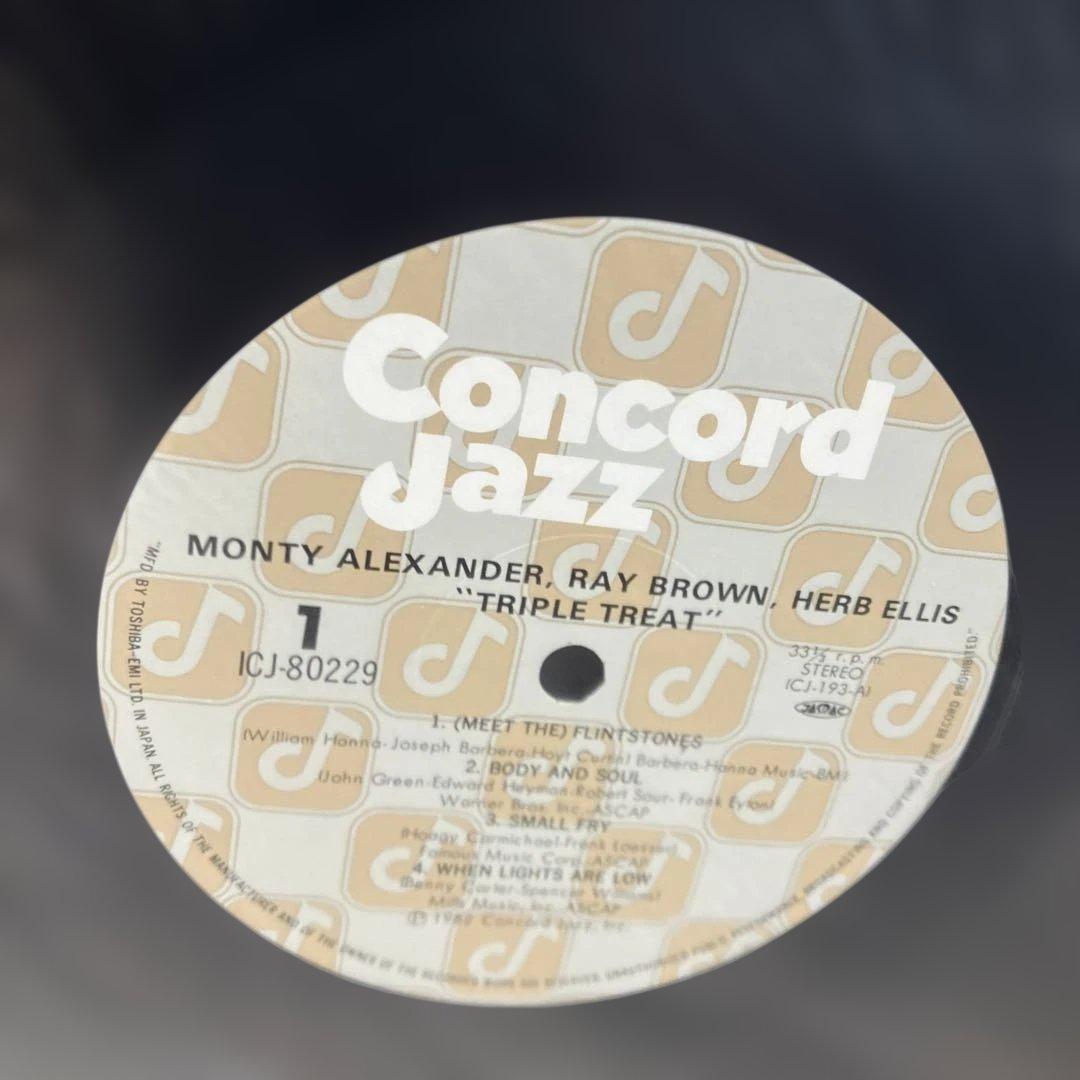 Monty Alexander, Ray Brown, Herb Ellis - Triple Treat - Vinyl LP Japan Jazz