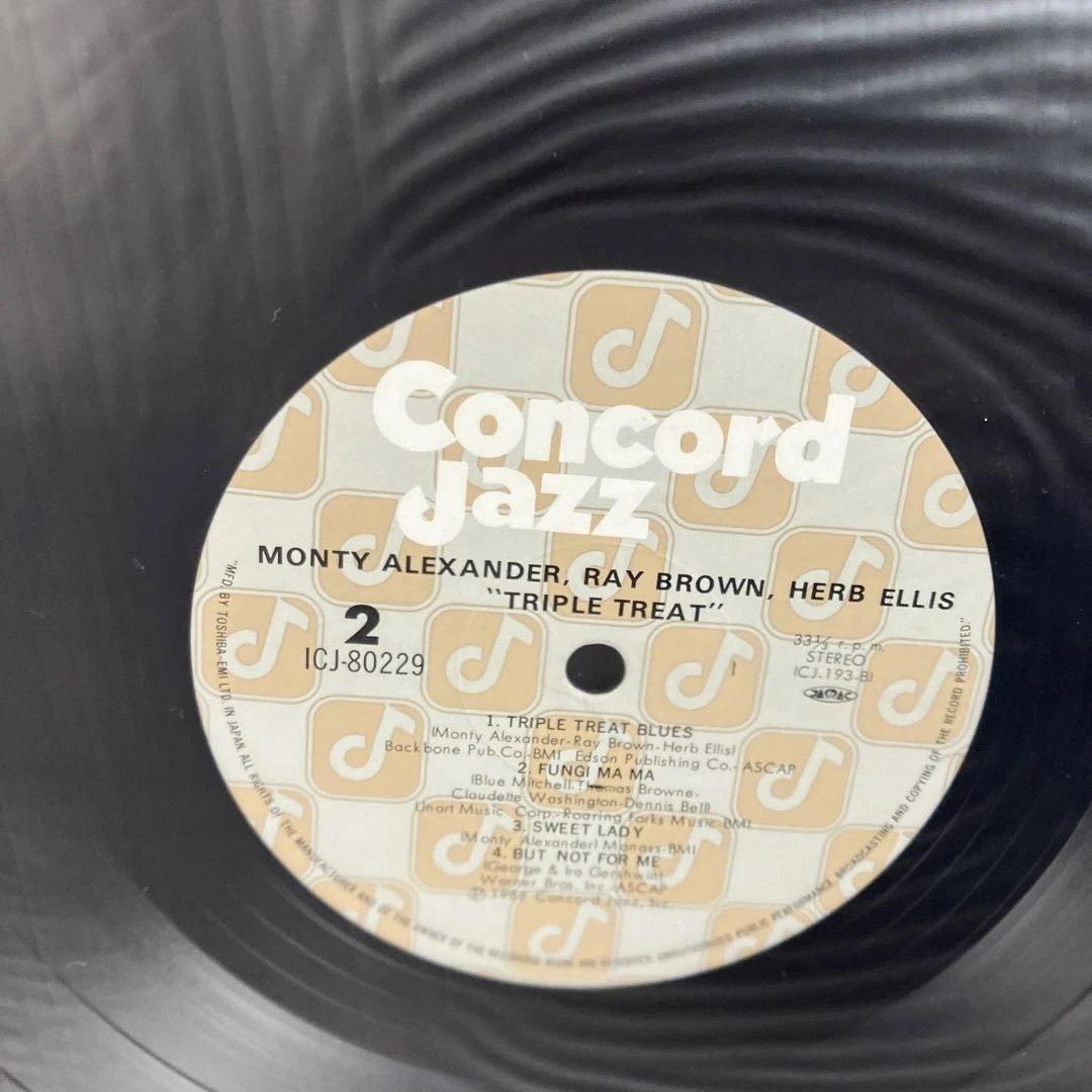 Monty Alexander, Ray Brown, Herb Ellis - Triple Treat - Vinyl LP Japan Jazz